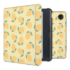 imoshion Design Slim Hard Sleepcover avec support Kobo Libra Colour - Citrus Dream