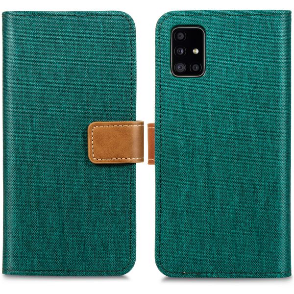 imoshion Étui de téléphone portefeuille Canvas Luxe Galaxy A51