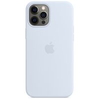 Apple Coque en silicone MagSafe Apple iPhone 12 Pro Max - Cloud Blue