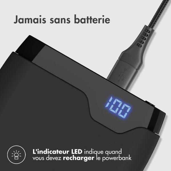 imoshion Batterie externe - 6000 mAh - Quick Charge - Noir