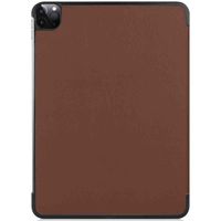 imoshion Coque tablette Trifold iPad Pro 12.9 (2022) / Pro 12.9 (2021) - Brun