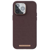 Njorð Collections Coque en cuir véritable iPhone 14 Pro Max - Brown