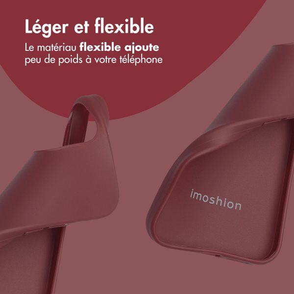 imoshion Coque Couleur Apple iPhone 12 (Pro) - Wine Red