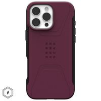 UAG Coque Civilian MagSafe Apple iPhone 16 Pro Max - Bordeaux