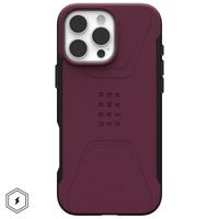 UAG Coque Civilian MagSafe iPhone 16 Pro Max - Bordeaux