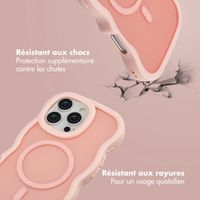 Selencia Coque arrière Wavy avec MagSafe Apple iPhone 16 Pro Max - Soft Pink