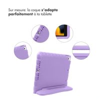 imoshion Coque kidsproof avec poignée Apple iPad 9 (2021) 10.2 pouces / iPad 8 (2020) 10.2 pouces / iPad 7 (2019) 10.2 pouces - Lila