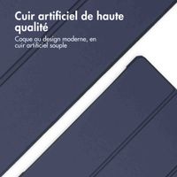 imoshion Coque tablette rigide Trifold Samsung Galaxy Tab A9 8.7 pouces - Bleu foncé