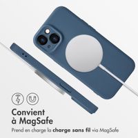 imoshion Coque Couleur avec MagSafe Apple iPhone 15 - Bleu foncé