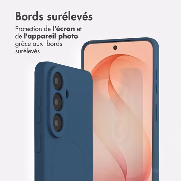 imoshion Coque Couleur avec MagSafe Samsung Galaxy S26 Plus - Bleu foncé