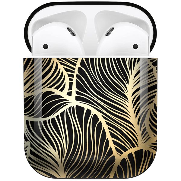 imoshion Coque Hardcover Design AirPods 1 / 2 - Golden Leaves