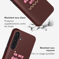 Selencia Coque arrière Vivid avec MagSafe Samsung Galaxy S25 - Delulu