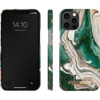 iDeal of Sweden Coque Fashion Apple iPhone 12 Pro Max - Golden Jade Marble