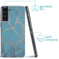 imoshion Coque Design Samsung Galaxy S21 FE - Blue Graphic