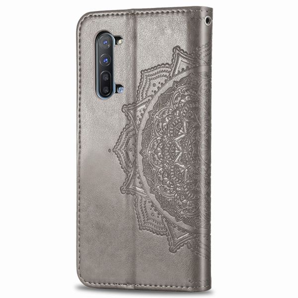 Etui de téléphone portefeuille Mandala Oppo Reno3 / A91