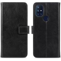 imoshion Étui de télephone portefeuille de luxe OnePlus Nord N100 - Noir