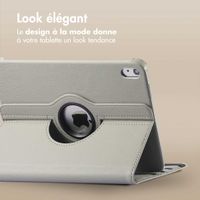 imoshion Coque tablette rotatif à 360° Apple iPad 11 (2025) 11 pouces A16 / iPad 10 (2022) 10.9 pouces - Gris