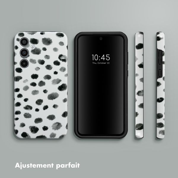 Selencia Coque arrière Vivid Samsung Galaxy A35 - Trendy Leopard