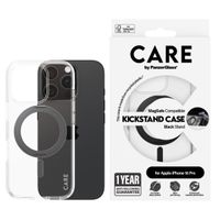 CARE by PanzerGlass Coque Kickstand MagSafe Apple iPhone 16 Pro - Noir