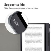 imoshion ﻿Design Slim Hard Sleepcover avec support Kobo Libra H2O - Blossom