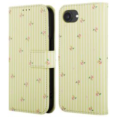 imoshion Étui de télephone portefeuille Design Apple iPhone 17e / 16e - Garden Stripes