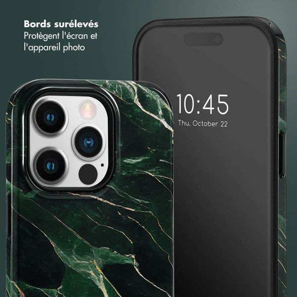 Selencia Coque arrière Vivid Apple iPhone 14 Pro - Chic Marble Quartz