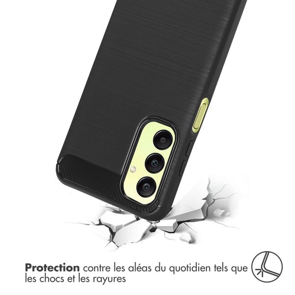 imoshion Coque Brushed Samsung Galaxy A25 (5G) - Noir