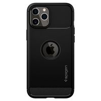 Spigen Coque Rugged Armor iPhone 12 (Pro) - Noir