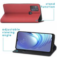 imoshion Étui de téléphone Slim Folio Motorola Moto G50 - Rouge