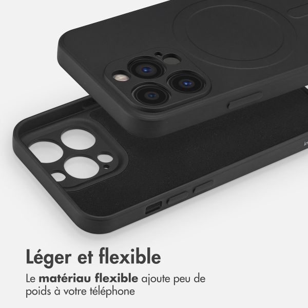 imoshion Coque Couleur avec MagSafe Apple iPhone 13 Pro - Noir