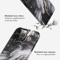 Selencia Coque arrière Vivid Apple iPhone 14 Pro Max - Chic Marble Black
