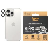 PanzerGlass Protection Caméra Hoop Optic Rings iPhone 15 Pro / 15 Pro Max - White Metal