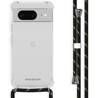 imoshion Coque avec dragonne Google Pixel 8 - Noir / Dorée