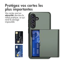 imoshion Coque arrière avec porte-cartes Samsung Galaxy S24 - Vert foncé