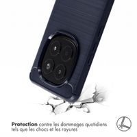 imoshion Coque Brushed Xiaomi Redmi Note 15 Pro (4G) - Bleu foncé