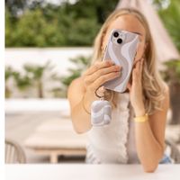 Selencia Coque arrière Vivid avec MagSafe Apple iPhone 17e / 16e - Desert Waves Beige
