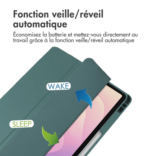 imoshion Coque tablette rigide Trifold Samsung Galaxy Tab S11 - Vert