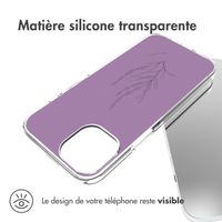 imoshion Coque Design iPhone 14 - Floral Purple