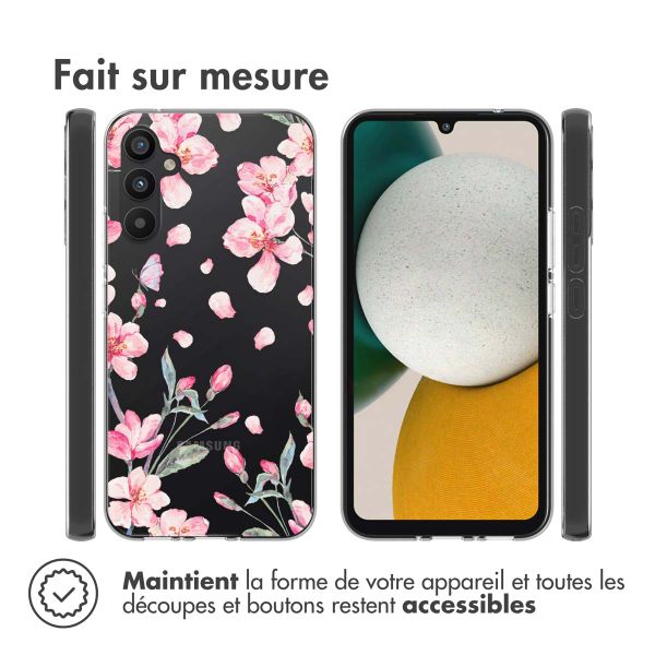 imoshion Coque Design Samsung Galaxy A34 (5G) - Fleur - Rose