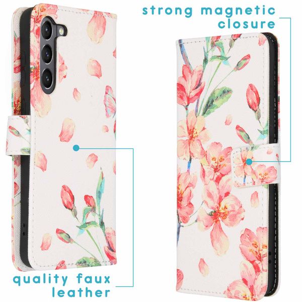 imoshion Coque silicone design Samsung Galaxy S23 Plus - Blossom Watercolor