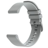 imoshion Bracelet sport en silicone avec boucle - Connexion universelle 22 mm - Gris