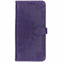 Etui de téléphone portefeuille Mandala Samsung Galaxy S10