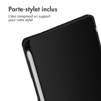 imoshion Coque tablette rigide Trifold Samsung Galaxy Tab A9 8.7 pouces - Noir