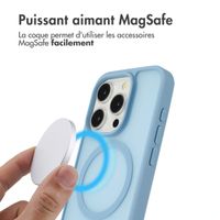 imoshion Coque Color Guard avec MagSafe iPhone 15 Pro - Bleu clair