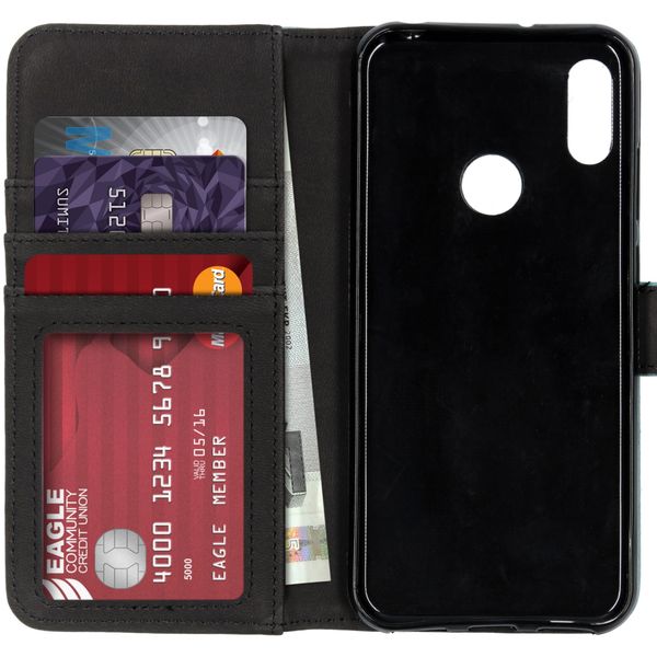 imoshion Étui de téléphone portefeuille Luxe Huawei Y6 (2019) - Bleu