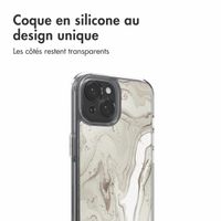 imoshion Coque Design Apple iPhone 15 - Sandy Marble