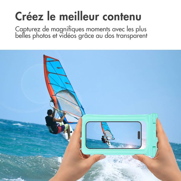 imoshion Pochette étanche universelle - Étui étanche pour téléphone - Turquoise