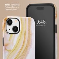 Selencia Coque arrière Vivid Tough iPhone 14 - Chic Marble Gold