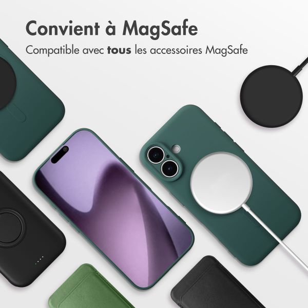 imoshion Coque Couleur avec MagSafe Apple iPhone 17 - Vert foncé