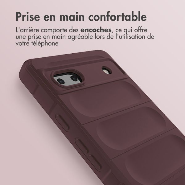 imoshion EasyGrip Backcover Google Pixel 6a - Aubergine